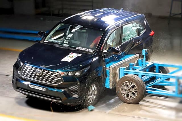 Innova Hycross has secured 5-stars safety rating in BNCAP crash test.